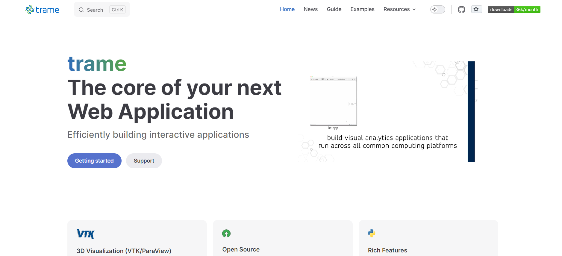 Trame documentation